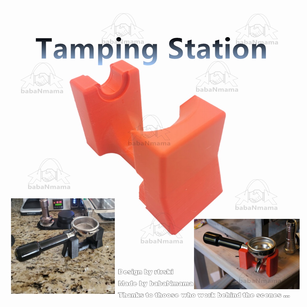 Coffee Tampstand Tamping Tamper Station Rocket Espresso Portafilter E61 brewhead