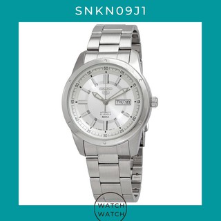 Seiko 5 Automatic Silver Dial Mens Watch SNKN09J1