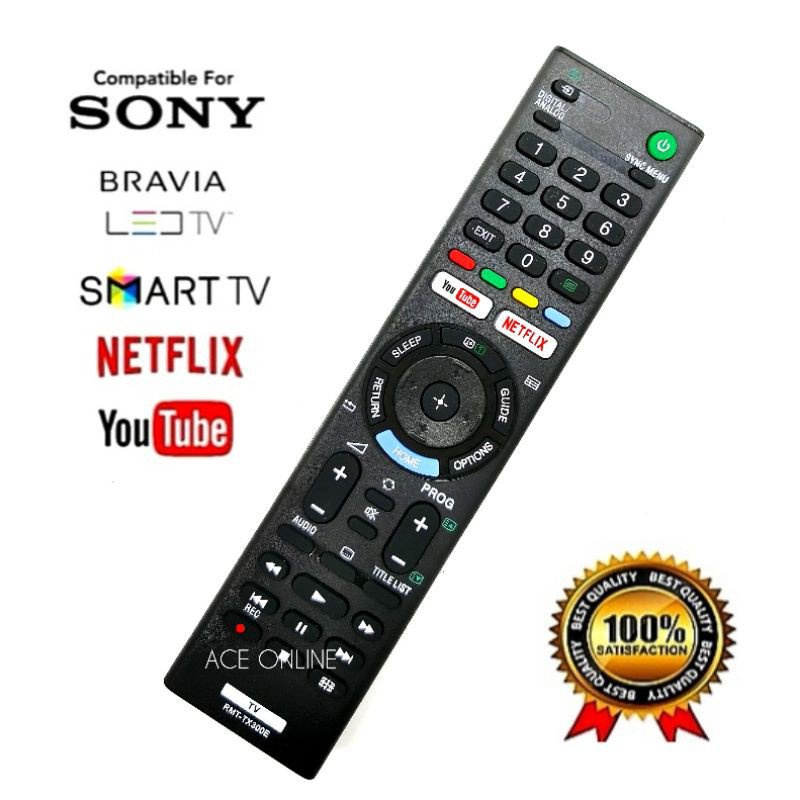 Sony RMT-TX300E สําหรับรีโมทคอนโทรลทีวี LED สําหรับ RMT-TX300P RMT-TX100B RMT-TX200B RMT-TX102D RMT-