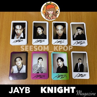 [พร้อมส่ง] 🌴 การ์ด official จากนิตยสาร KNIGHT 高级 JB JAYB (GOT7)