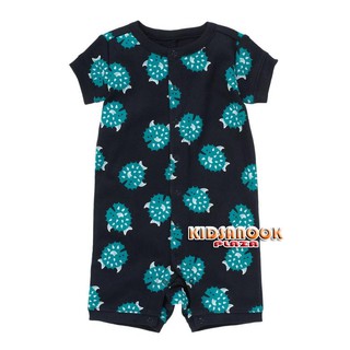 [แท้]GB765 ชุดหมี Gymboree รุ่น Blowfish Shortie One-Piece Gymmies (สำหรับเด็กอายุ 3-6 เดือน) ผ้ายืดเนื้อดี มีน้ำหนัก