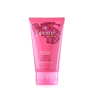 โฟมล้างหน้า Preme Nobu Pink Natural Face Foam [50g, 100g] พรีม โนบุ พิ๊งค์ เนเชอรัล เฟซ โฟม