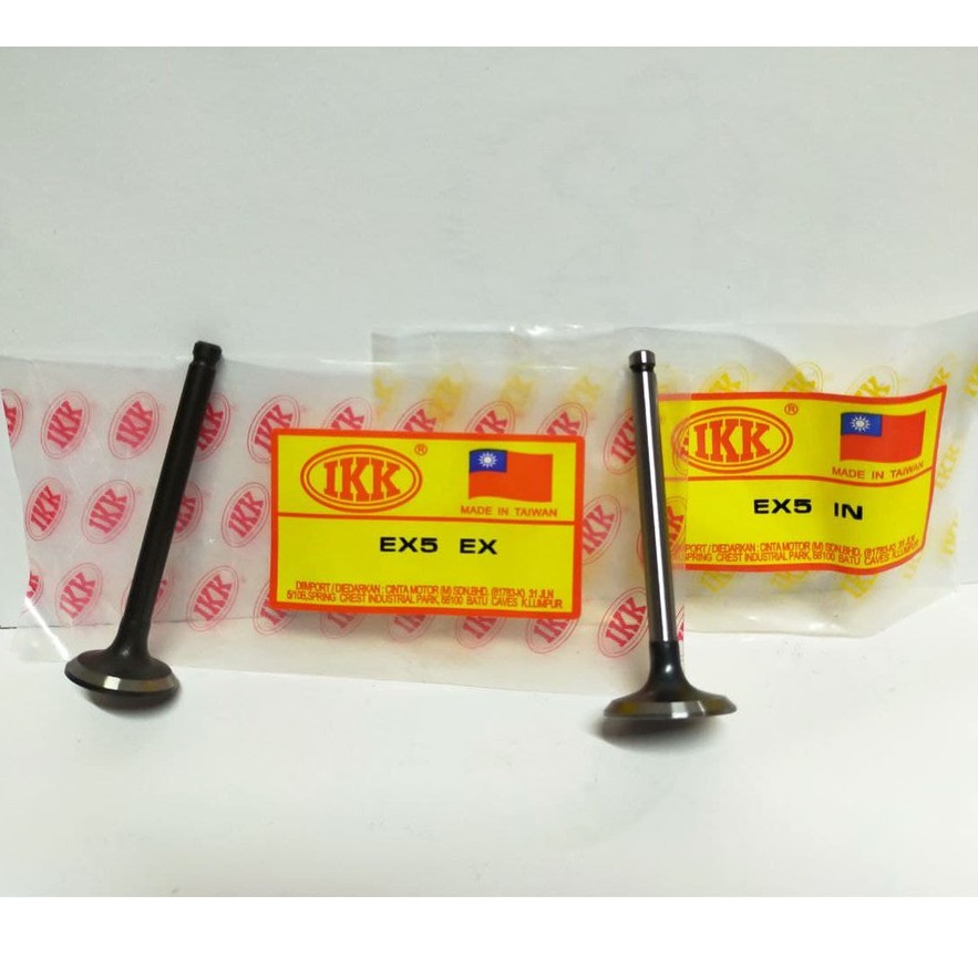 EX5/DREAM/W100 BAR API (EXHAUST VALUES) / BAR MINYAK (INTAAKE VALUES) / EXHAUST VALUES + INTAKE VALU