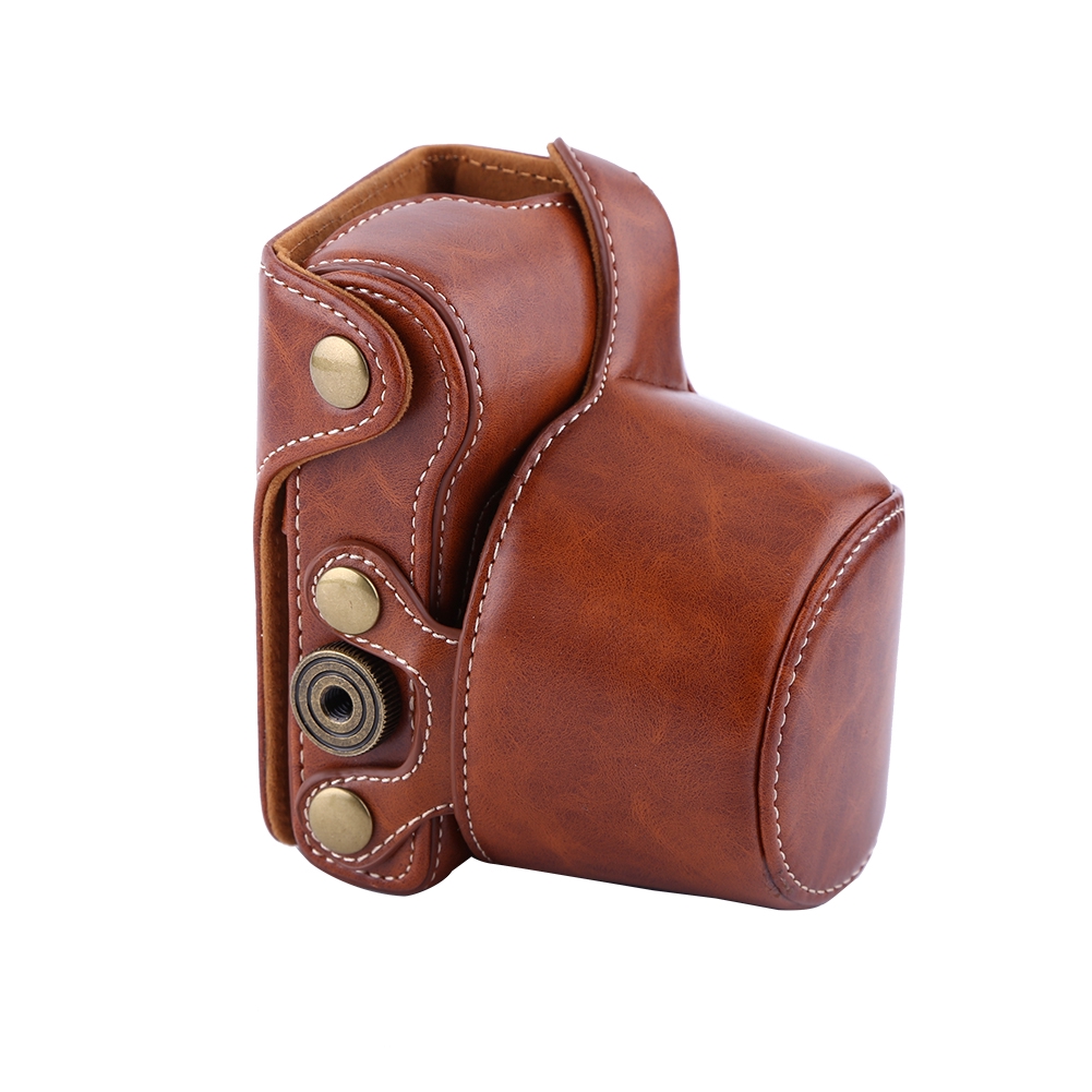 [READY STOCK] 4 Colors PU Leather Camera Case Bag For Sony A5000/A5100