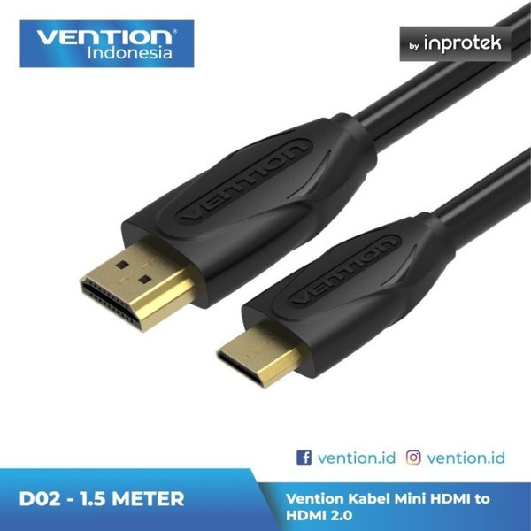 Vention สาย HDMI to Mini HDMI v1.4/b Full HD 3D 1.5M - VAA-D02-B150