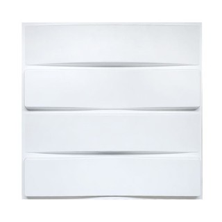 KASSA HOME วอลล์เปเปอร์ PVC 3D รุ่น D013 ขนาด 50 x 50 ซม. สีขาว (CDU) Wallpaper