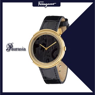 [ของแท้] Ferragamo นาฬิกาข้อมือ ผู้หญิง รุ่น FERRAGAMO FFY02-0017 LOGOMANIA DIAL S/BLACK paurasia ปอเรเซีย