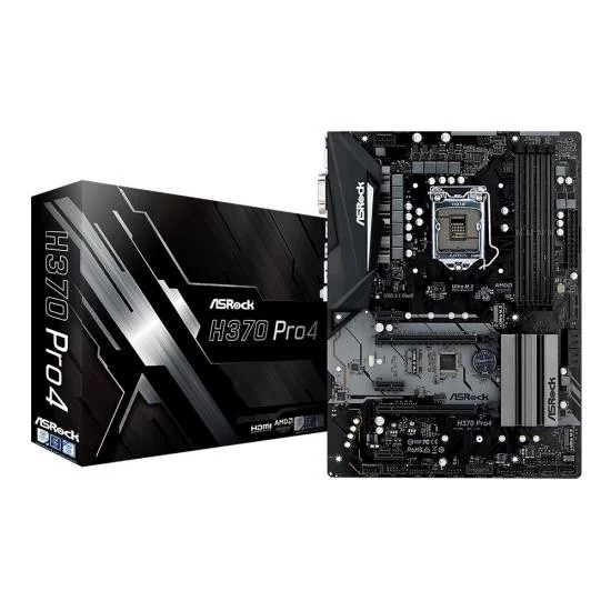 MAINBOARD 1151 ASROCK H370 PRO4