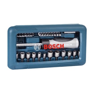 ✨โดนใจ✨ BOSCH ชุดไขควงอเนกประสงค์ 46 ชิ้น รุ่น 2607017377 สีเขียว สว่าน และอุปกรณ์ มาตรฐานมืออาชีพ เครื่องมือไฟฟ้าและเคร