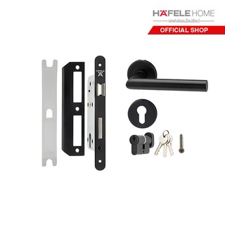 HAFELE ชุดมือจับก้านโยกประตูสแตนเลสสตีล รุ่นมาตรฐาน STAINLESS STEEL LEVER HANDLE SET (ประตูทางเข้า Entrance)