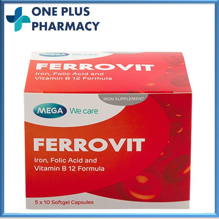 Mega We Care Ferrovit 50 Softgels [EXP 01/2028]