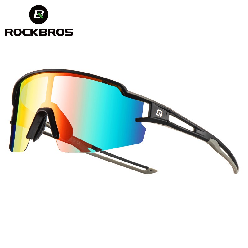 ROCKBROS แว่นตากันแดดสําหรับผู้ชายผู้หญิงเลนส์ Polarized Uv 400 เหมาะกับการวิ่งเ