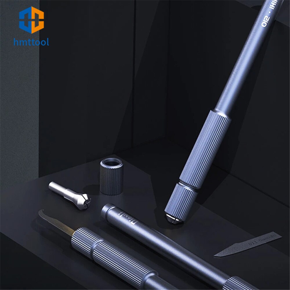 Qianli 012 iHilt อลูมิเนียมอัลลอยด์ศูนย์ต่ําของ Gravity Handle สําหรับแกะสลักมีดผ่าตัดมีดโทรศัพท์มือถือชิป IC ซ่อมเครื่องมือ