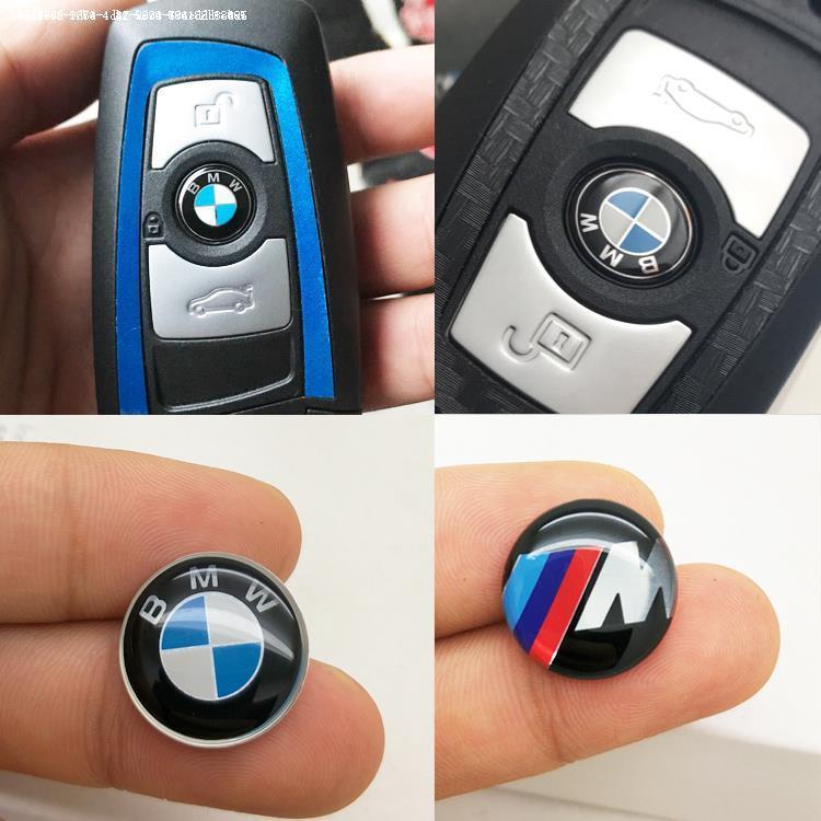 สติ๊กเกอร์โลโก้กุญแจ BMW สําหรับ BMW//M M3 M4 3 Series 5 Series 7 Series X3 X4 X5 X6 E90 E40 F10 F30 ปุ่มโลหะโลโก้รีโมทคอนโทรลอัจฉริยะ
