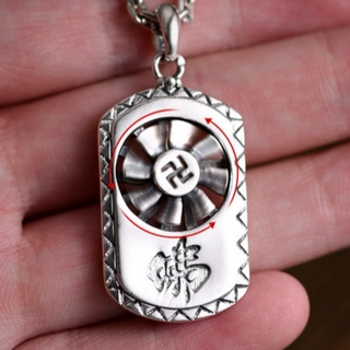 360°C Rotate Windweel Lucky Charms Necklace Pendant