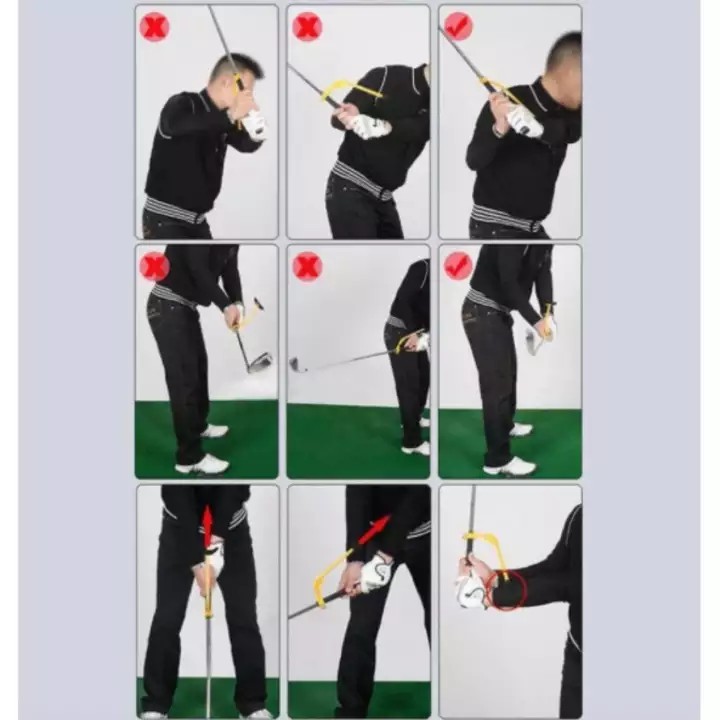 Golf Training Equipment PGM  (JZQ003) การจัดวางท่าวงสวิงกอล์ฟมือใหม่ฝึกปฏิบัติทางเครื่องมือช่วยหนุน ราคา ถูกที่สุด ดีลบีเคเค แกลเลอรีภาพที่ 3