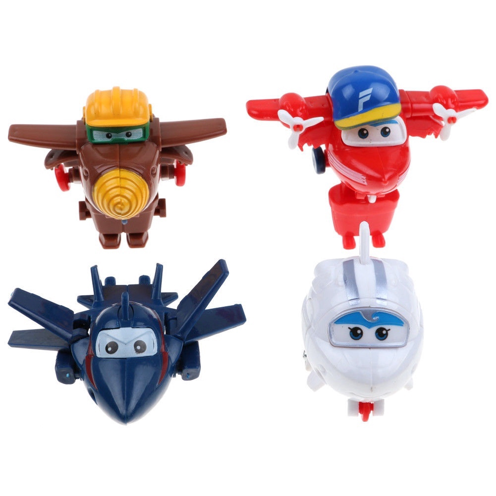 Super Wings Cartoon Character Airplane Plush Puppet Action Figure Toys 20cm