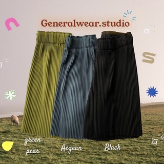 ส่งฟรี Bagel shorts กางเกงพลีทขาสั้น