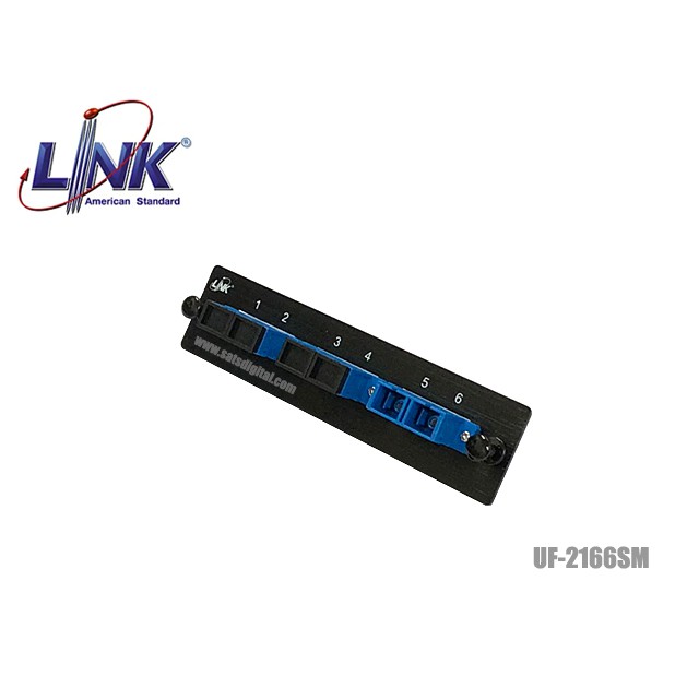 3 SC Duplex Snap-In Adapter PLATE (SM & MM.) (แผง SNAP SM,SC 6 F)