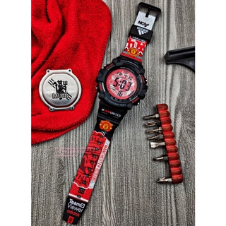 CASIO CUSTOM Man United (AE-1500WH) นาฬิกาข้อมือ กันน้ำ ดีไซน์สวย มีสไตล์ ทนทาน ใช้งานได้นาน สินค้าคุณภาพ