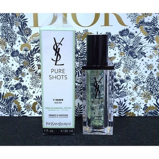 เซรั่มบำรุงผิวหน้า เรียบเนียนกระชับ แท้💯%YSL Yves Saint Laurent Pure Shots Y Shape Serum 30ml. มีฉลากไทย