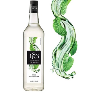 1883 MOJITO MINT FLAVORED SYRUP 1000 ml.  1883 (น้ำเชื่อมกลิ่นโมฮิโต้ มิ้นท์ 1000 มล.)