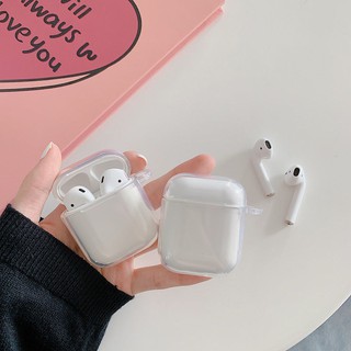 เคสหูฟังบลูทูธ TPU นิ่ม แบบใส สําหรับ Airpods 1 2 i10 i11 i12 Inpods 12