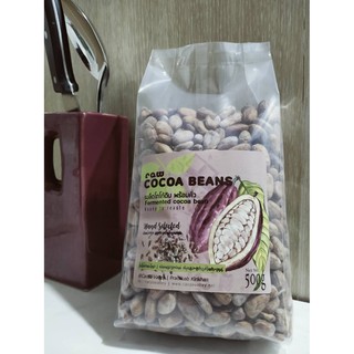 เมล็ดโกโก้ CACAO BEAN, COCOA BEAN พร้อมนำไปคั่ว/อบ ทำเครื่องดิ่ม ทำช็อกโกแลท โกโก้นิบส์