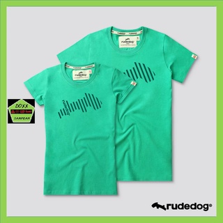 Rudedog เสื้อคอกลม ชาย หญิง รุ่น Backslash สีเขียว