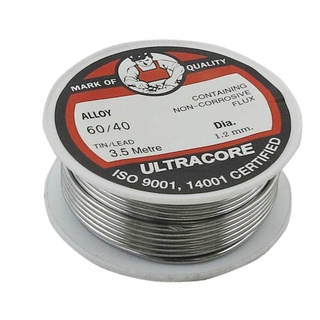 Ultracore ตะกั่วขด 60/40 ขนาด 1.2 มม. ยาว 3.5 ม. ตะกั่วบัดกรี