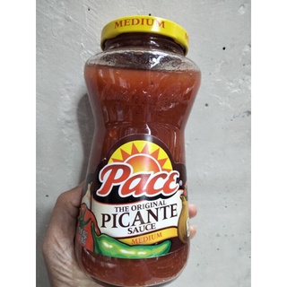 Pace Picante Sauce Medium ซอส มะเขือเทศ ผสม พริกจาลาปิโน ชนิด เผ็ดกลาง 453 กรัม