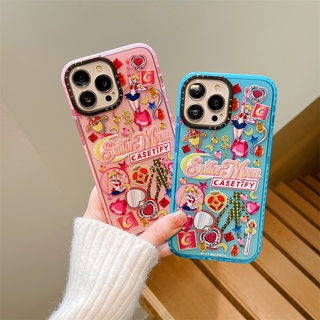 【Case Tify】เคสโทรศัพท์มือถือ TPU แบบนิ่ม ลายการ์ตูนเซเลอร์มูน กันกระแทก สําหรับ iPhone 13 Pro Max 12 11 Pro Max 7 8 Plus XS Max XR 12 13 Mini