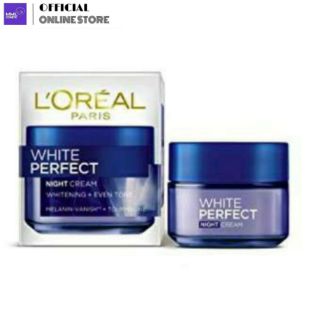 LOREAL ลอรีอัล ปารีล ไวท์ เพอร์เฟ็คท์ ไนท์ ครีม