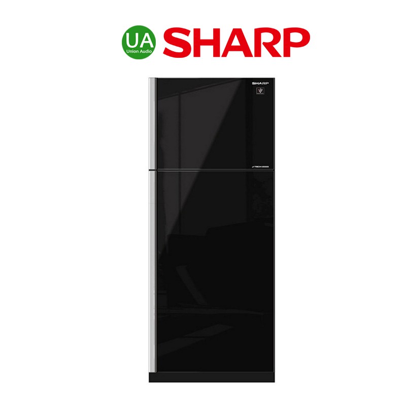 Sharp ตู้เย็น 2ประตู SJ-X380GP 13.3คิว กระจกดำ ระบบJ-tech Inverterจะเปลี่ยนการใช้พลังงานที่ควบคุมได้อย่างแม่นยำ SJX380GP