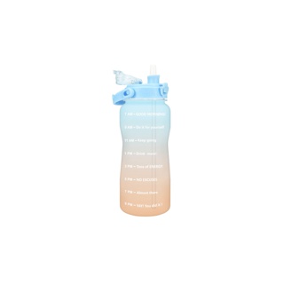 ส่งไวจากไทยQuiFit ขวดน้ำมีฝาปิด พร้อมหลอด ปราศจาก BPA สําหรับเล่นกีฬา กลางแจ้ง 2 ลิตร