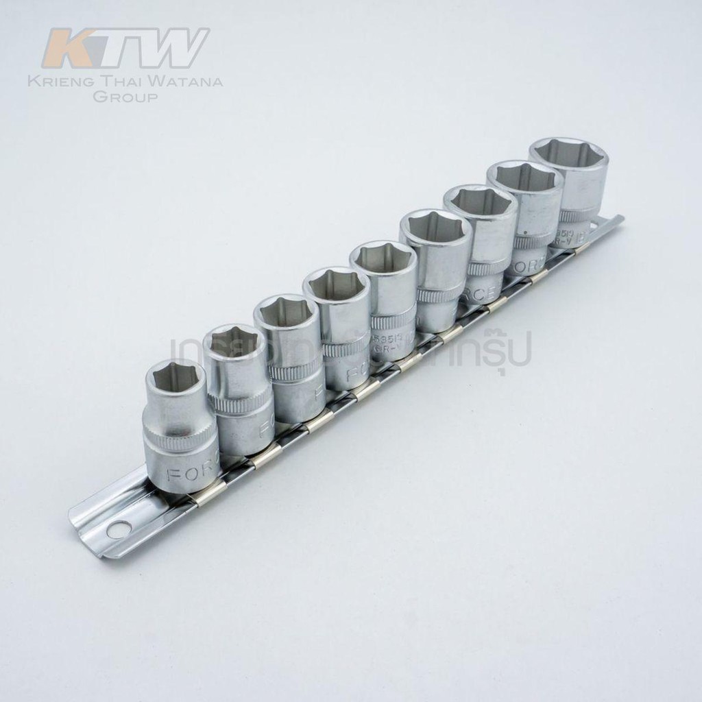 FORCE ( F131-3093 ) ชุดลูกบ๊อกซ์หกเหลี่ยม 3/8