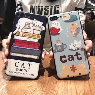 เคสโทรศัพท์มือถือแบบนิ่ม ลายการ์ตูนแมว สําหรับ Samsung Galaxy Note 20 UItra Note 10 Lite Note 10 9 8 S22 S21 UItra S20 FE S21 S20 S8 S9 S10 Plus S10 Lite