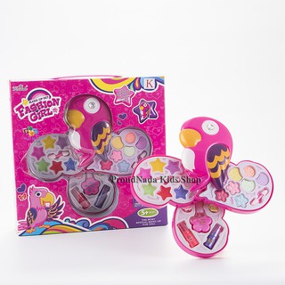 ProudNada Toys ของเล่นเด็กชุดแต่งหน้านกแก้วกล่องชมพู Weisida FASHION NO.V79668C8