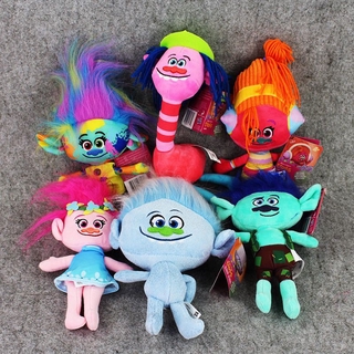 มีสินค้าคงคลัง🧨 ตุ๊กตายัดนุ่น ภาพยนตร์ Trolls World Tour Papy Ramo Barb ของเล่นสําหรับเด็ก