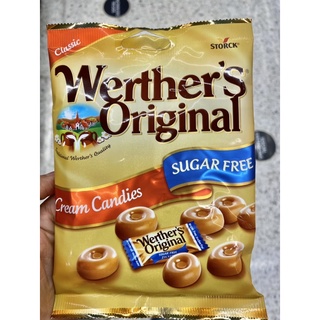 Werther  Original Sugar Free 70g เวอร์เธอร์ ลูกอมไม่มีน้ำตาล
