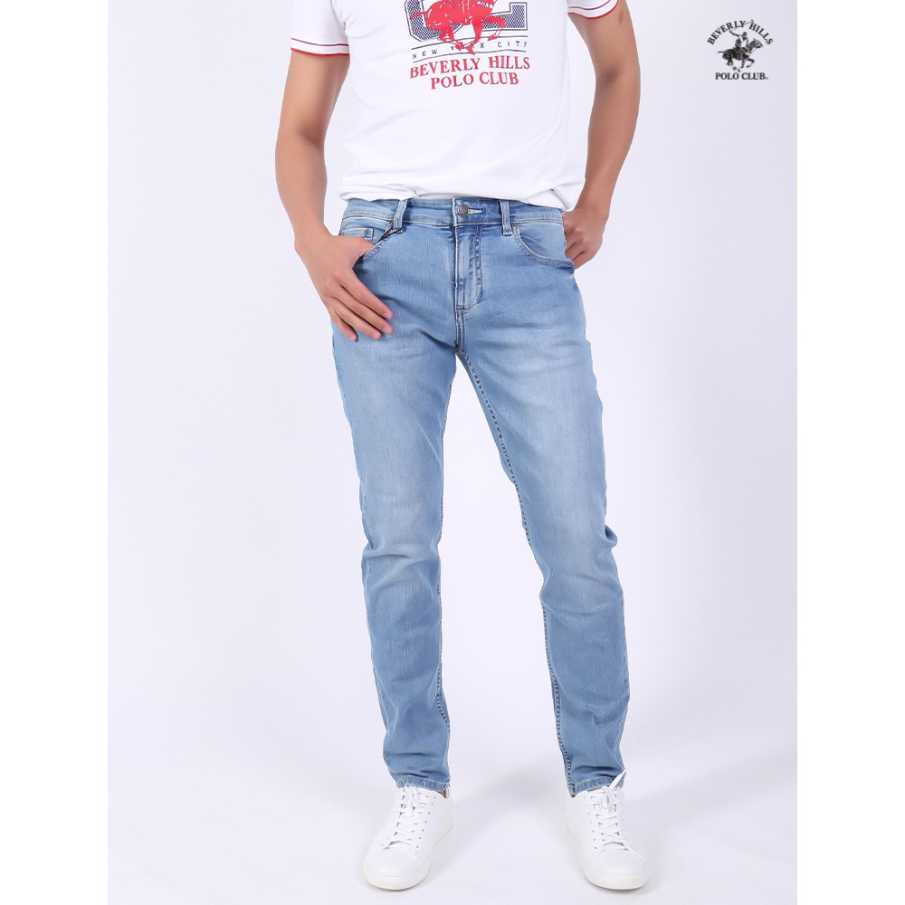 กางเกงยีนส์ผู้ชาย Beverly Hills Polo Club Blue - MQJD0005