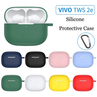 Vivo Tws2 / 2e เคส Tws 2 Anc Soft Silicone หูฟัง ฝาครอบป้องกันการกระแทกพร้อม Carabiner