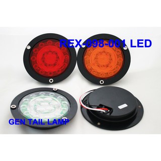 ไฟท้ายแบบกลม ไฟท้ายกลม ไฟเพดาน รถบรรทุก 098  LED GEN TAIL LAMP By.TS.Motor