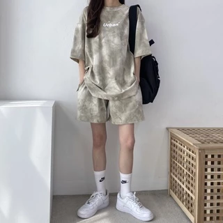 เสื้อ+กางเกง สูท กางเกงขาสั้น แขนสั้น ชุดกีฬาลำลอง อเนกประสงค์ ใส่ทำงาน ใส่ชีวิตได้ ผ้าใส่สบาย
