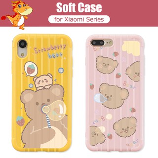 Bear Soft TPU Case Xiaomi CC9 Pro Redmi 7 7A 8 8A 7S Note 7 Pro 8 10 Pro K20 Pro Mi9T Pro Mi 9 A3 CC9E