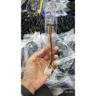 สาย IDE to SATA 4 Pin IDE to 15 Pin SATA HDD Power Adapter Cable สายIDE