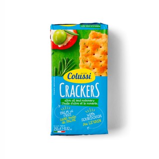 Colussi Crackers Olive oil and Rosemary (ขนาด 250g.)