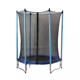 แทรมโพลีน4.5ฟุต 55นิ้ว เตียงกระโดด ฟ้า  Trampoline 4.5Ft blue