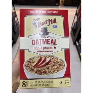 กลูเตนฟรี โอ๊ตมีล แอปเปิ้ล พีชเชส์ แอนด์ ชินนามอน ตรา บ๊อบส เรด มิลล์ 280 G. Oatmeat Apple Pieces &amp; Cinnamon ( Bob’s Red Mill )