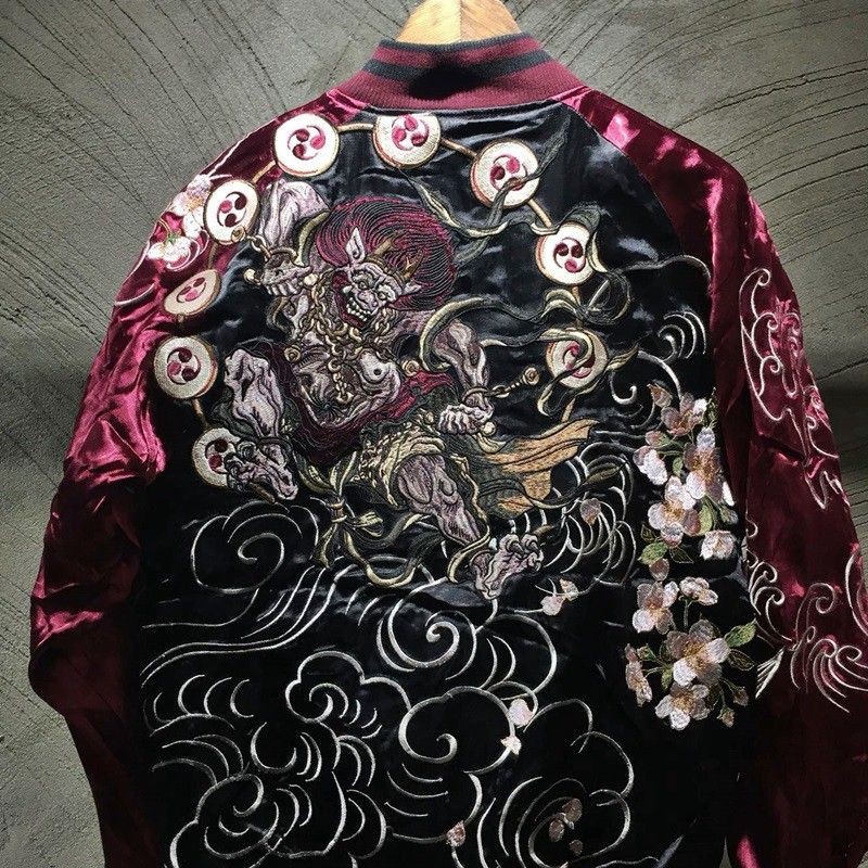 เสื้อ sukajan แท้ สภาพ 99*